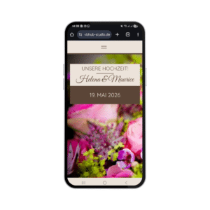 Eigene Hochzeits-Webseite